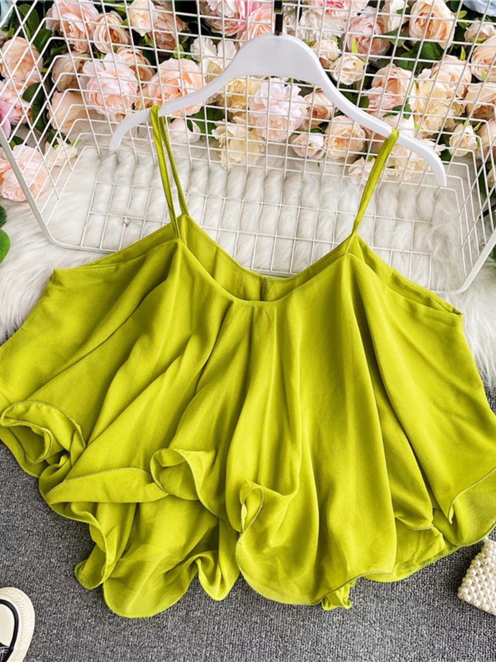 Ruffled Flowy Cami - Picture 9 of 14